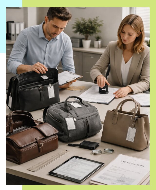 Сертификация сумок в Шумерле от 8147 руб. | Алешин-Шмр