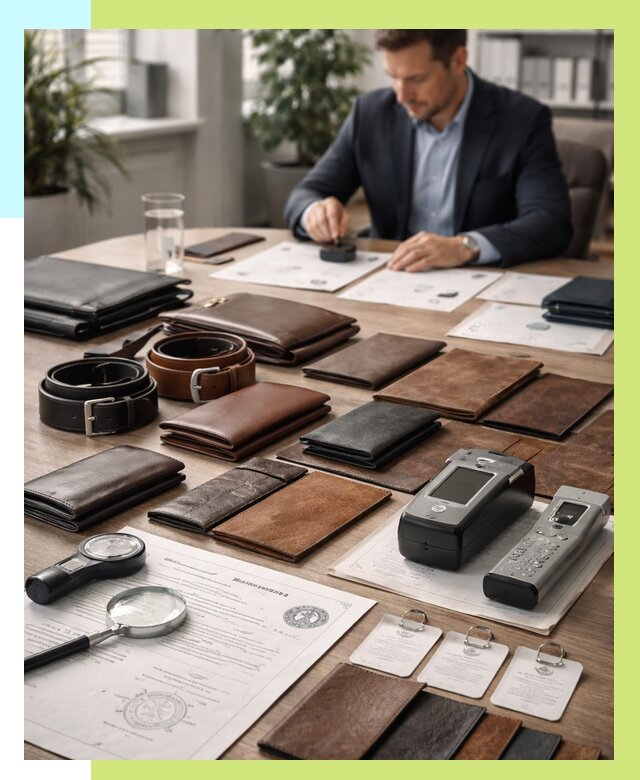 Сертификация кожаных изделий в Шумерле от 13036 р. | Алешин-Шмр