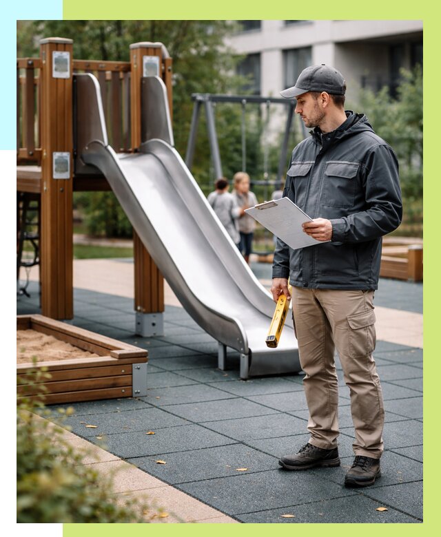 Сертификация детских площадок в Шумерле от 27158 р. | Алешин-Шмр