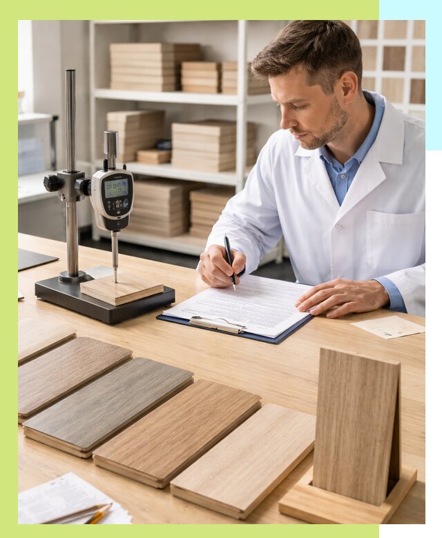 Сертификация ламината с испытаниями и оформлением документов в Шумерле