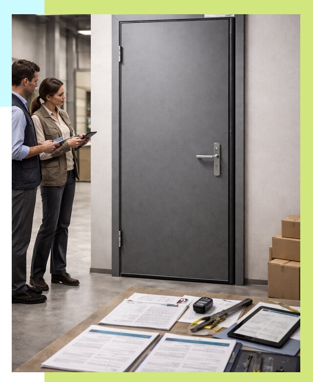 Сертификация противопожарных дверей в Шумерле от 9777 р. | Алешин-Шмр