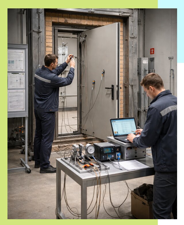 Сертификация противопожарных дверей в Шумерле по ГОСТ и ТР