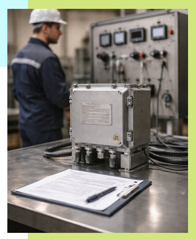 Сертификация взрывозащищенного оборудования в Шумерле от 38021 р. | Алешин-Шмр