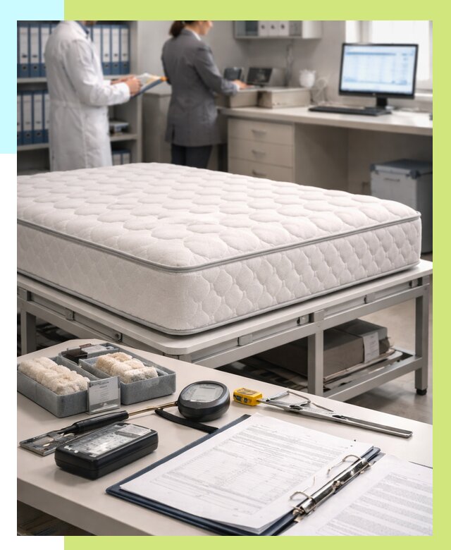 Сертификация матрасов в Шумерле от 9234 р. | Алешин-Шмр