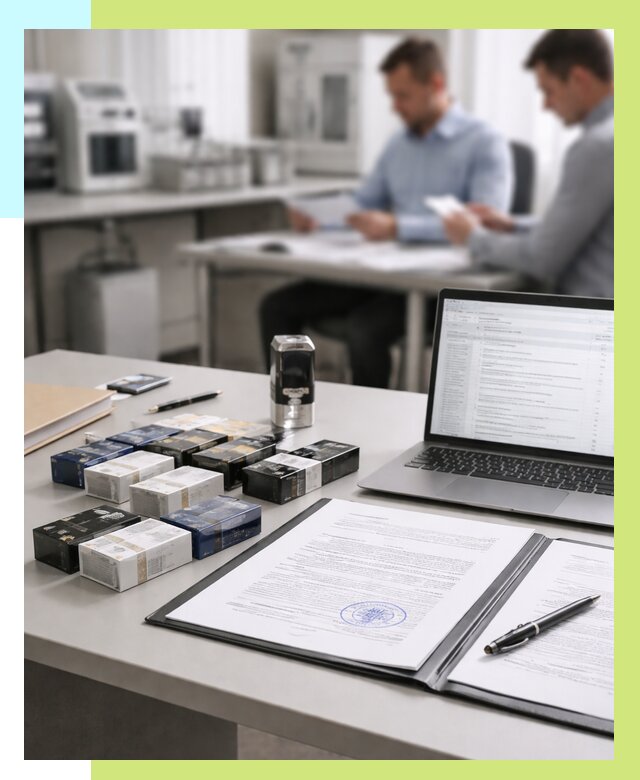 Сертификация сигарет под ключ в Шумерле от 48884 р. | Алешин-Шмр