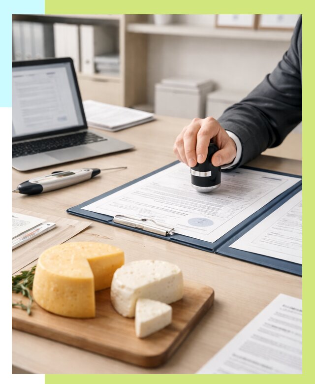 Сертификация сыров в Шумерле от 16295 р | Сертификат на сыр Алешин-Шмр