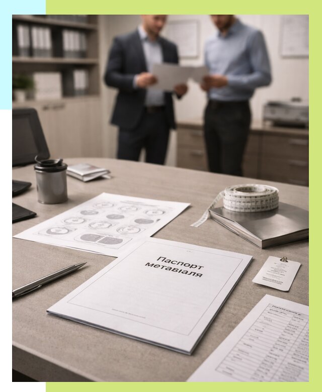 Паспорт материала и качества в Шумерле от 4888 р. | Алешин-Шмр