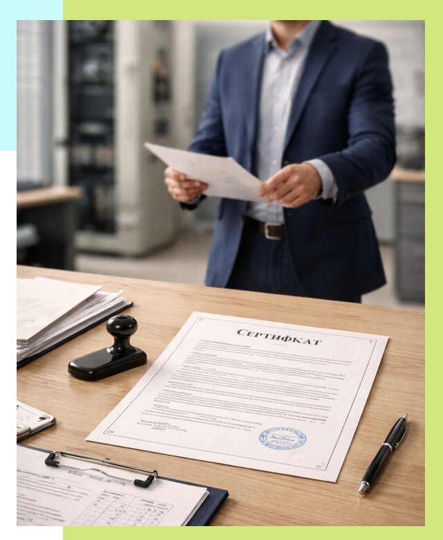 Сертификат на оборудование в Шумерле от 16295 р. | Алешин-Шмр