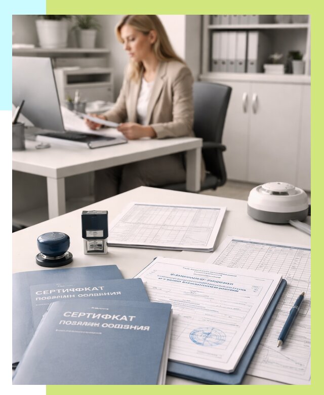 Сертификаты пожарной безопасности в Шумерле от 16295 р. | Алешин-Шмр