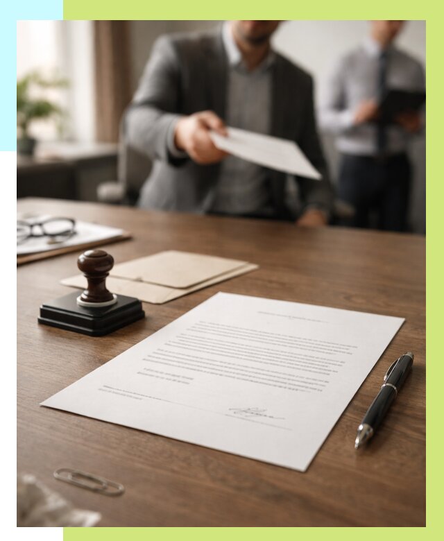 Отказное письмо по сертификации в Шумерле от 3802 р. | Алешин-Шмр