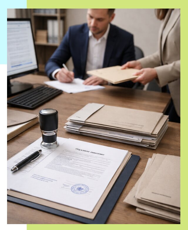 Отказное письмо для таможни в Шумерле от 3259 р, Алешин-Шмр