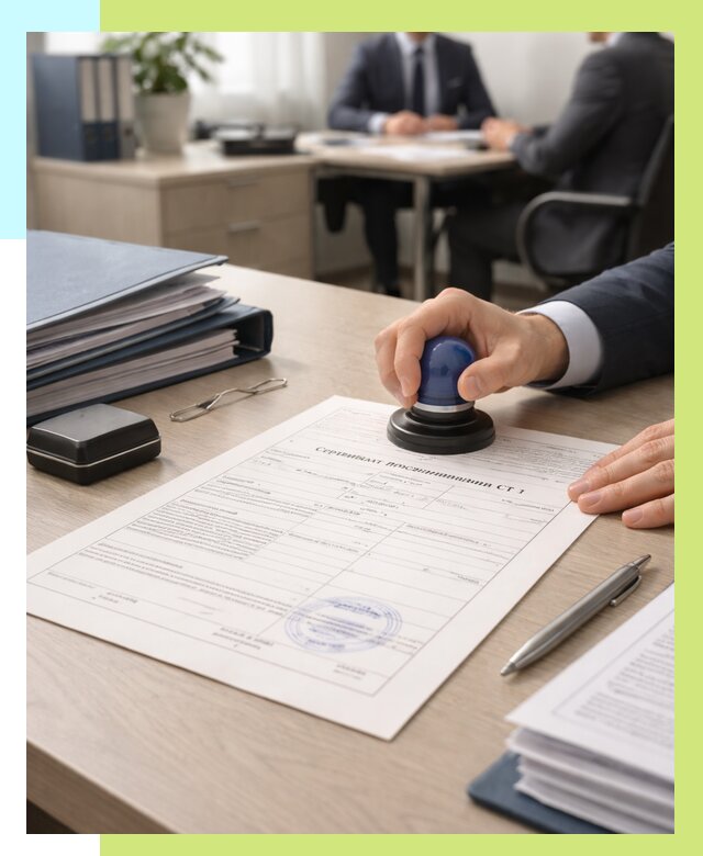 Сертификат происхождения СТ 1 в Шумерле от 4888 р. | Алешин-Шмр