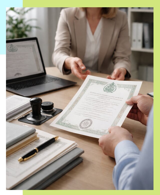 Халяль сертификат в Шумерле, получить от 16295 р. | Алешин-Шмр