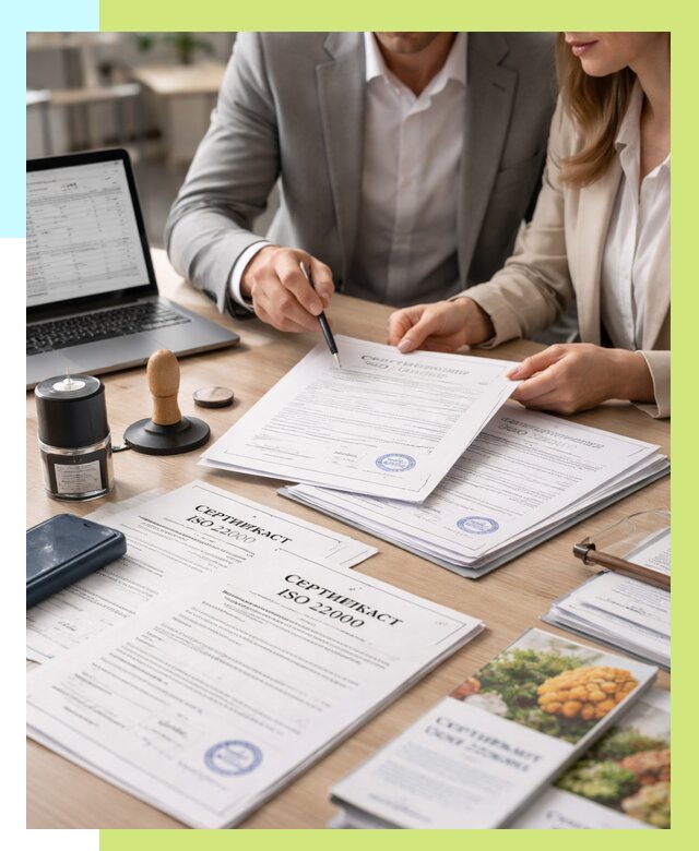 Сертификат ISO 22000 в Шумерле от 43452 р. под ключ | Алешин-Шмр