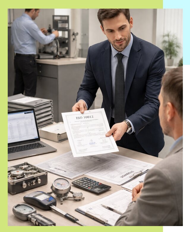 Выдача сертификата ISO 10012 по требованиям метрологии в Шумерле