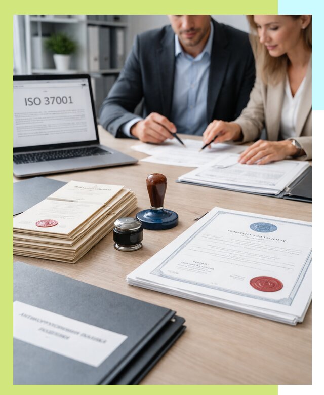 Получение сертификата ISO 37001 по системе борьбы с коррупцией в Шумерле