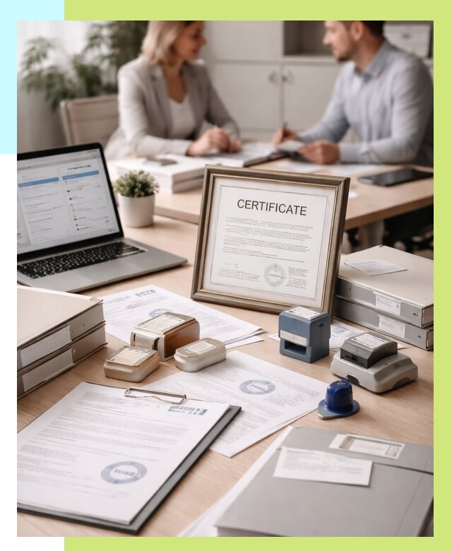 Сертификация компании в Шумерле от 48884 р. | Алешин-Шмр — заказ